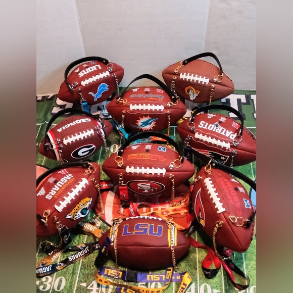 HANDMADE FOOTBALL BAGS 🏈 - Picture 5 of 10